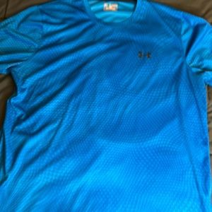 Under Armed blue loose shirt